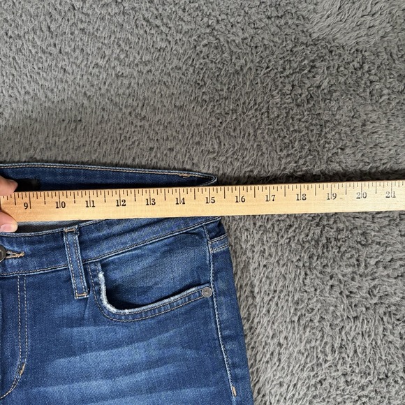 Joes Jeans Womens 28x30 Blue Skinny Stretch Mid-Rise Whiskered Preppy - Picture 7 of 9